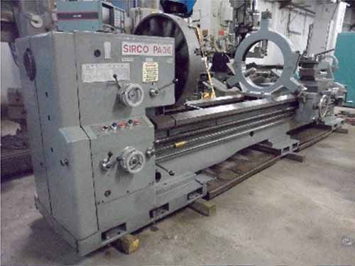 36" x 120" SIRCO ... LATHE 5-1/2" SPINDLE HOLE